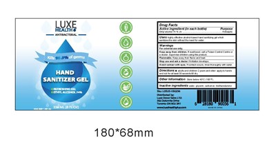 I   Artwork   Luxe Health   Us   Sanitizer Lux Hsg236 Label Ver 5